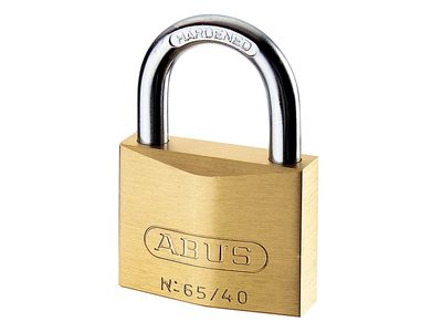 ABUS Mechanical ABU6550MK01 65/50mm Brass Padlock Master Keyed MK65501