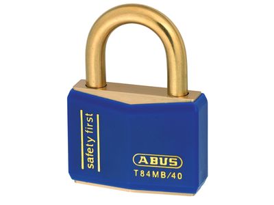 ABUS Mechanical ABUT8440BLU T84MB/40mm Blue Rustproof Padlock