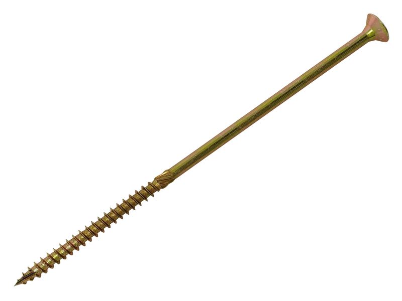 ForgeFix SPE6240Y Spectre Advanced Multi-Purpose Wood Screws ZYP 6.0 x 240mm (100)
