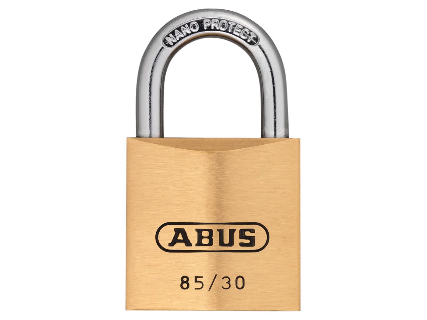 ABUS Mechanical ABU8530C 85/30mm Brass Padlock Carded