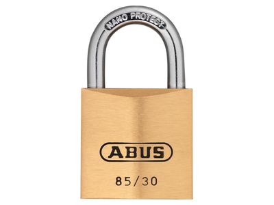 ABUS Mechanical ABU8530C 85/30mm Brass Padlock Carded