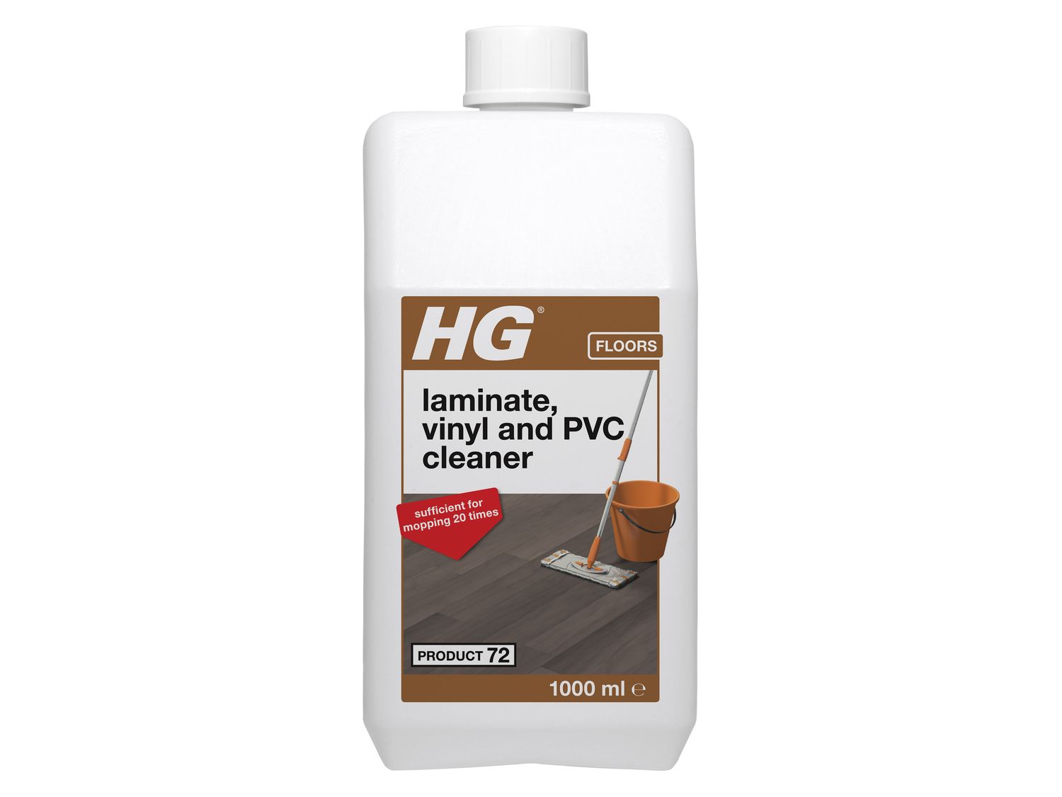 HG H/G349100106 Laminate, Vinyl &amp; PVC Cleaner (Product 72) 1 litre