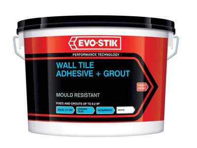 EVO-STIK EVO416536 Mould Resistant Wall Tile Adhesive &amp; Grout 5 litre