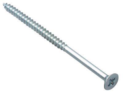 ForgeFix FORMPS590ZP Multi-Purpose Pozi Compatible Screw CSK ST ZP 5 x 90mm Box 100