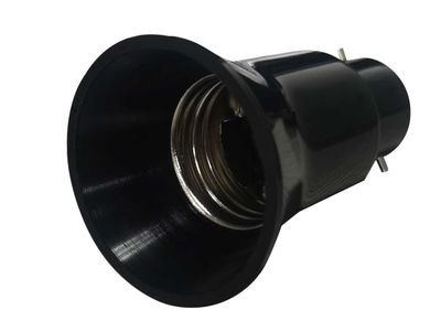 Dencon DCN1940BNB B22 to E27 Adaptor Black