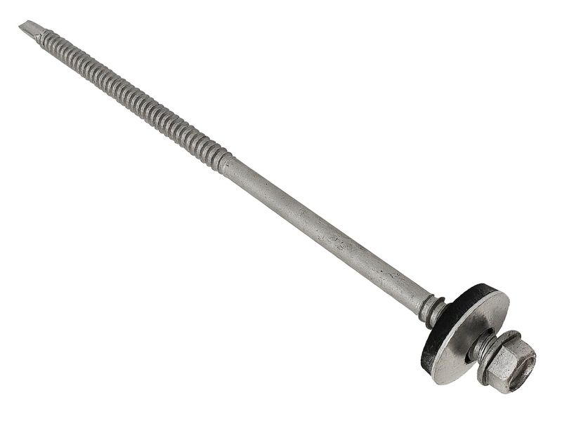 ForgeFix FORTFH55100 TechFast Composite Panels to Steel Hex Screw No.3 Tip 5.5 x 100mm Box 100