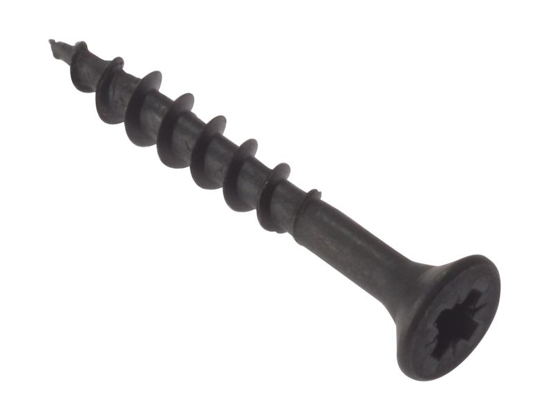 ForgeFix FORCARS4232 Carcass Screws Pozi Compatible SCT Black Phosphate 4.2 x 32mm Box 200
