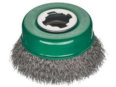 Lessmann LES42336X X-Lock Crimped Stainless Steel Brush 85mm Non Spark