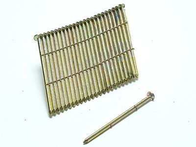 Bostitch BOSS31090G8 28° Galvanised Smooth Shank Stick Nails 3.1 x 90mm (Pack 2000)