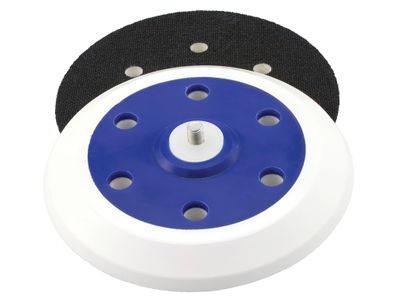 Flexipads World Class FLE32320 Dual Action Sander Pad 150mm GRIP 6 Holes 5/16 UNF Foam Layer