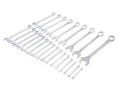BlueSpot Tools B/S04131 Combination Spanner Set, 25 Piece