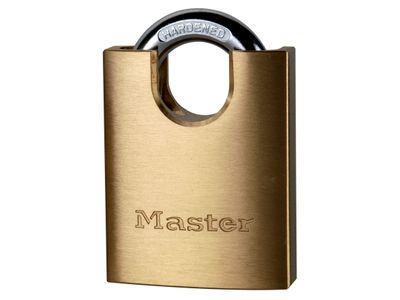 Master Lock MLK2250 Solid Brass 50mm Padlock 5-Pin Shrouded Shackle
