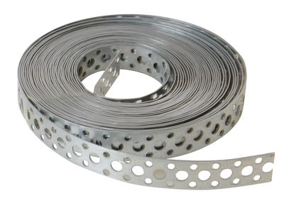 ForgeFix FORGB20 Builder&#39;s Galvanised Fixing Band 20mm x 1.0 x 10m Box 1