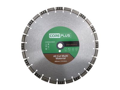 CorePlus CORDBAC40025 All Cut Multi Material Diamond blade 400mm x 25.4mm
