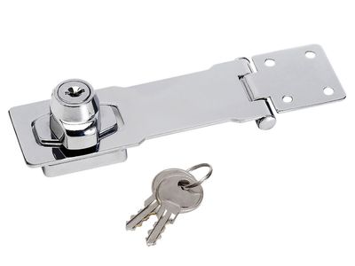 Master Lock MLK725 Chrome Plated Steel Locking Hasp 118mm