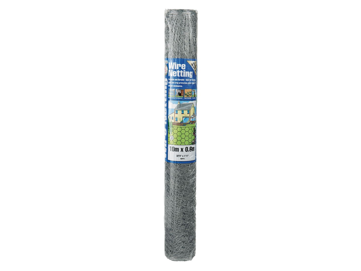 Gardman GDM50035 Galvanised Wire Netting 13mm Hexagon, 10 x 0.6m