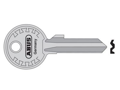 ABUS Mechanical ABUKB12874 24-26-28 Right Hand 4/5 Key Blank