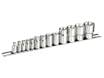 Expert BRIE034801B Mixed Drive TORX Socket Set, 13 Piece