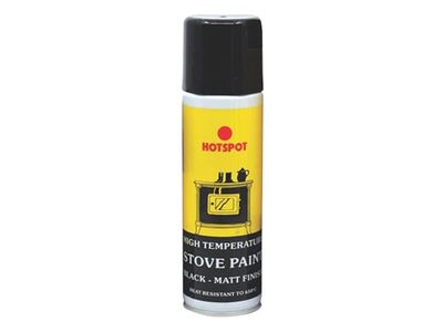 Hotspot HOT200911 Spray Stove Paint Matt Black 150ml