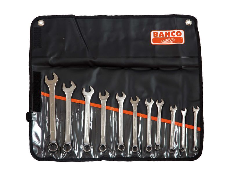 Bahco BAH111MSET11 11pc Chrome Polished Combination Spanner Set
