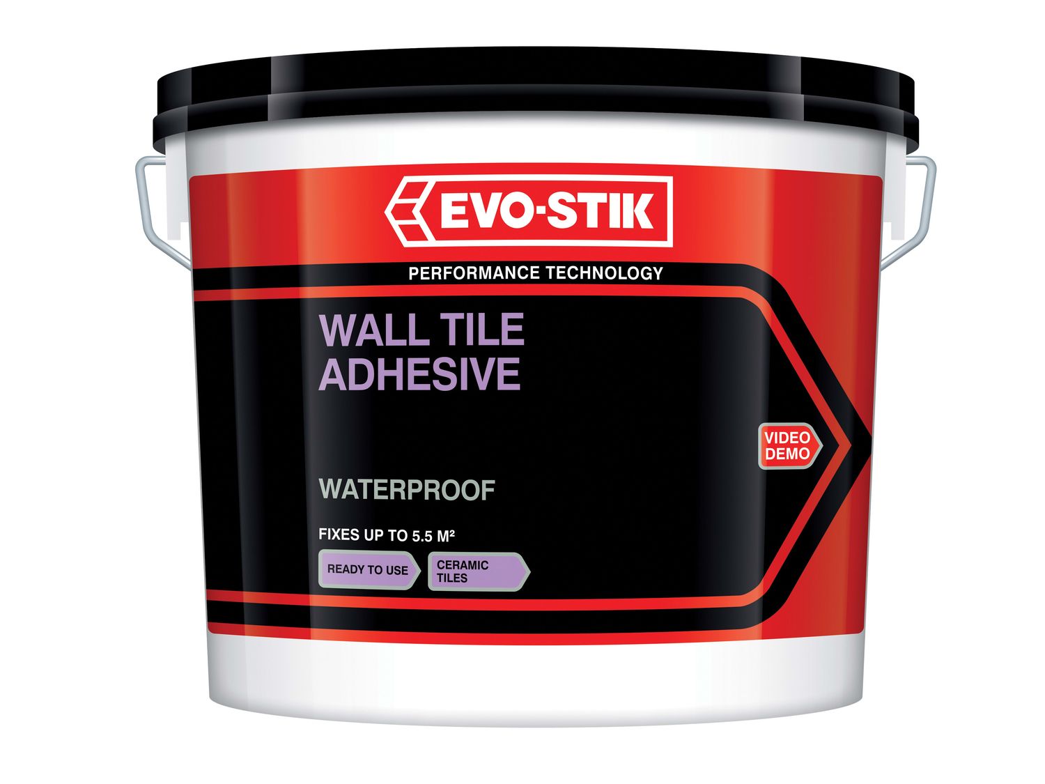 EVO-STIK EVO416710 Waterproof Wall Tile Adhesive 2.5 litre