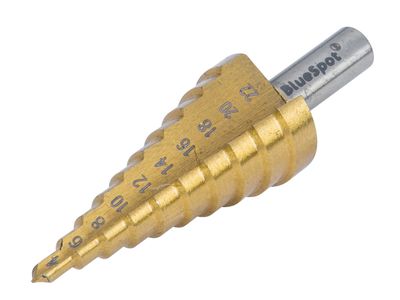 BlueSpot Tools B/S32050 HSS Step Drill 4-22mm