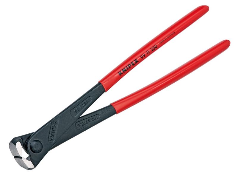 Knipex KPX9911250 High Leverage Concreter's Nippers With Plastic Coated Handles 250mm (10in)