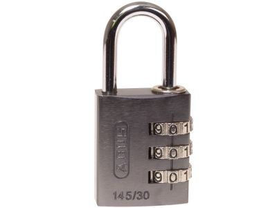 ABUS Mechanical ABU14530TIT 145/30 30mm Aluminium Combination Padlock Titanium 46585