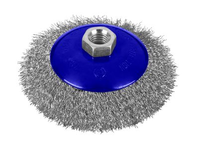 BlueSpot Tools B/S19220 Steel Bevel Wire Cup Brush 115mm M14 X 2