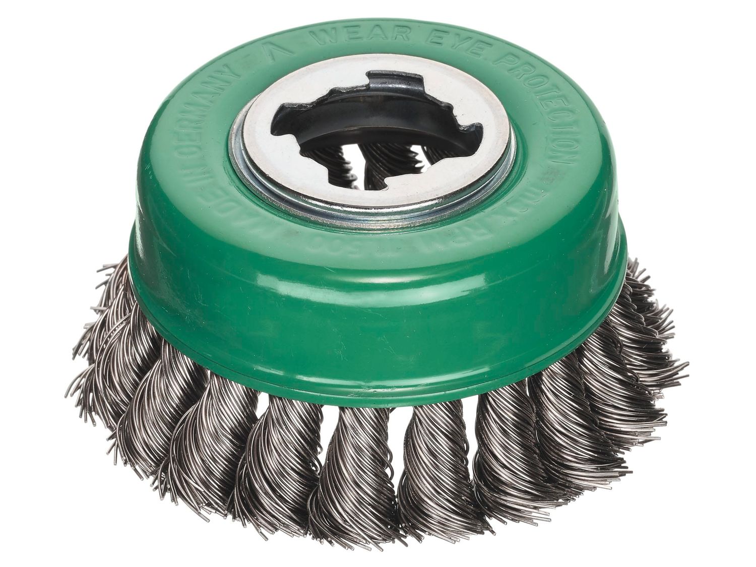 Lessmann LES48381X X-Lock Stainless Steel Knot Cup Brush 85mm Non Spark