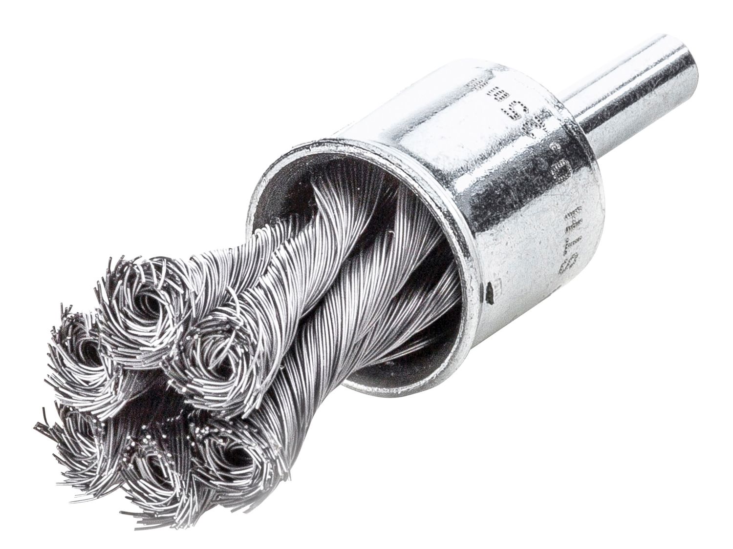 Lessmann LES454278 Knot End Brush with Shank 22mm, 0.35 Steel Wire