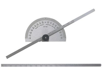 Moore &amp; Wright MAW44M Protractor Type Depth Gauge Metric 0-150mm
