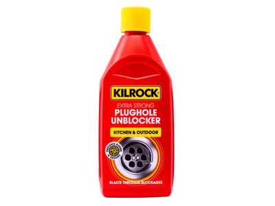 Kilrock KILKB500 Kil-Block Original Plughole &amp; Drain Unblocker 500ml