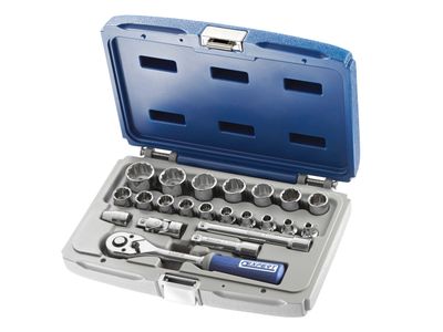 Expert BRIE031805B 3/8in Drive Socket &amp; Accessory Set, 22 Piece