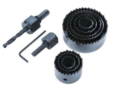 BlueSpot Tools B/S20507 Multi Holesaw Set, 11 Piece 19-64mm