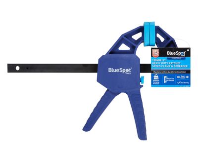 BlueSpot Tools B/S10032 Heavy-Duty Ratchet Speed Clamp &amp; Spreader 150mm (6in)