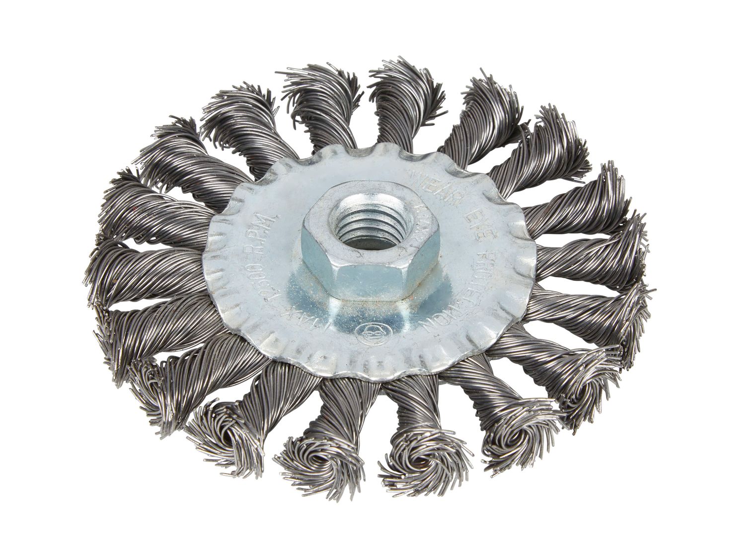BlueSpot Tools B/S19217 Flat Twist Knot Wire Wheel 100mm M14 X 2