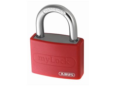 ABUS Mechanical ABU65AL40RED T65AL/40mm My Lock Aluminium Padlock Red
