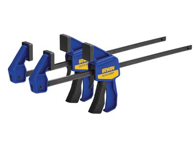 IRWIN Quick-Grip Q/G54122QCN Mini Bar Clamp Twin Pack 300mm (12in)