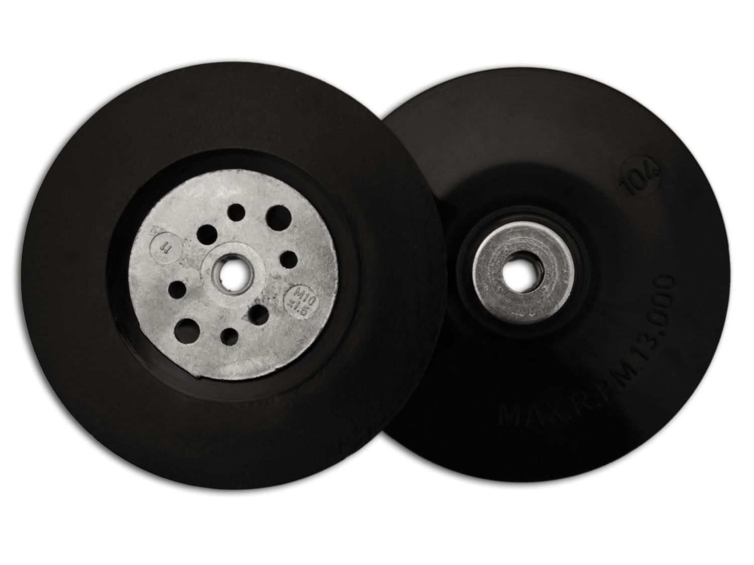 Flexipads World Class FLE20107 Angle Grinder Pad Black 115mm (4.5in) M10 x 1.50
