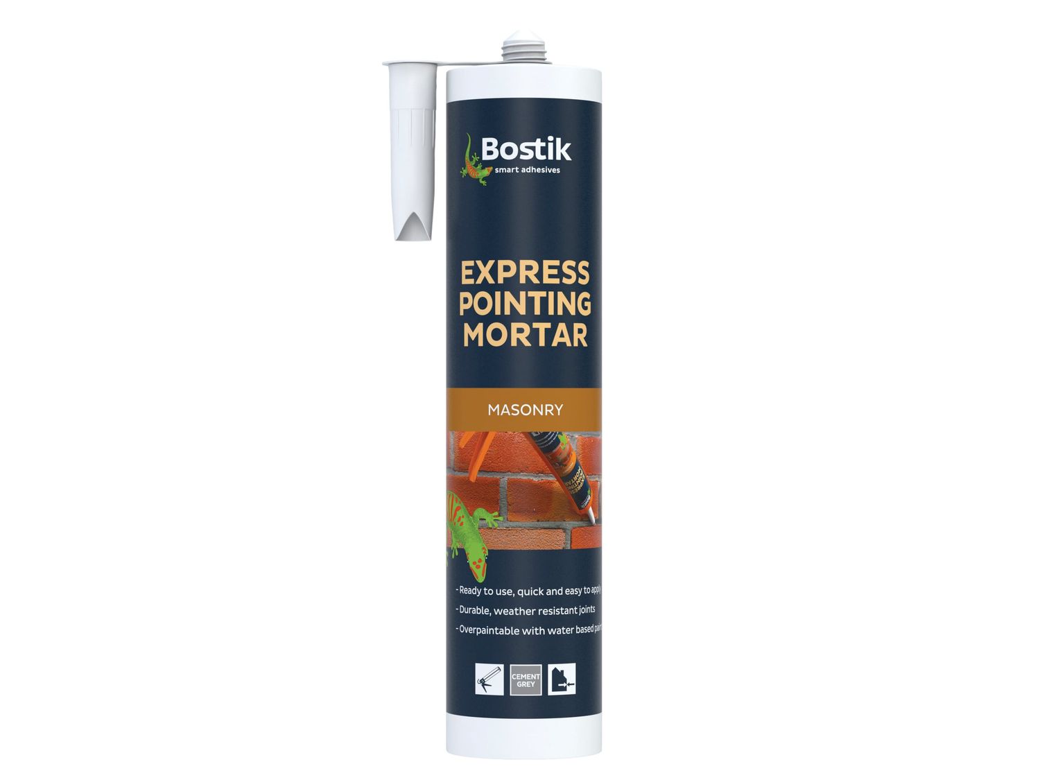 Bostik BST30615032 Express Pointing Mortar - Grey 310ml