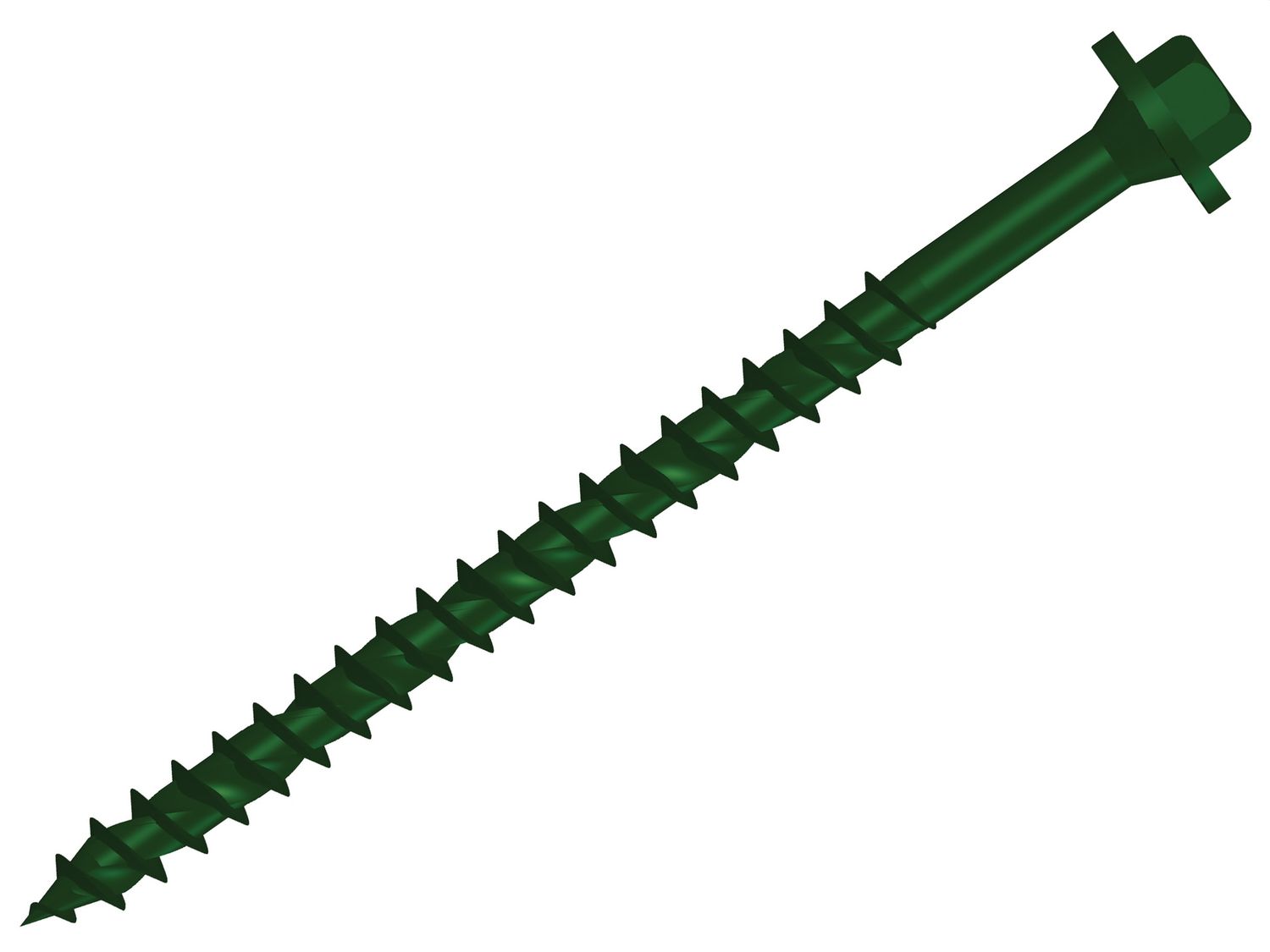 ForgeFix FORTF7250 Hexagonal/TORX Compatible Timber T30 Screws Green 7x250mm Tub 40