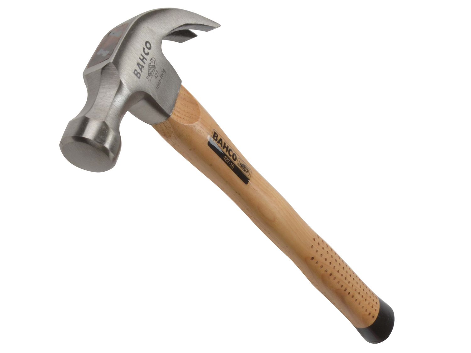 Bahco BAH42716 Claw Hammer Hickory Shaft 450g (16oz)