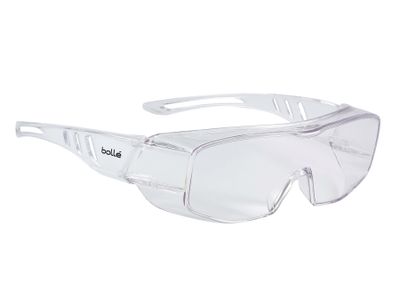 Bolle Safety BOLOVLITLPSI Overlight OTG Goggles - Clear