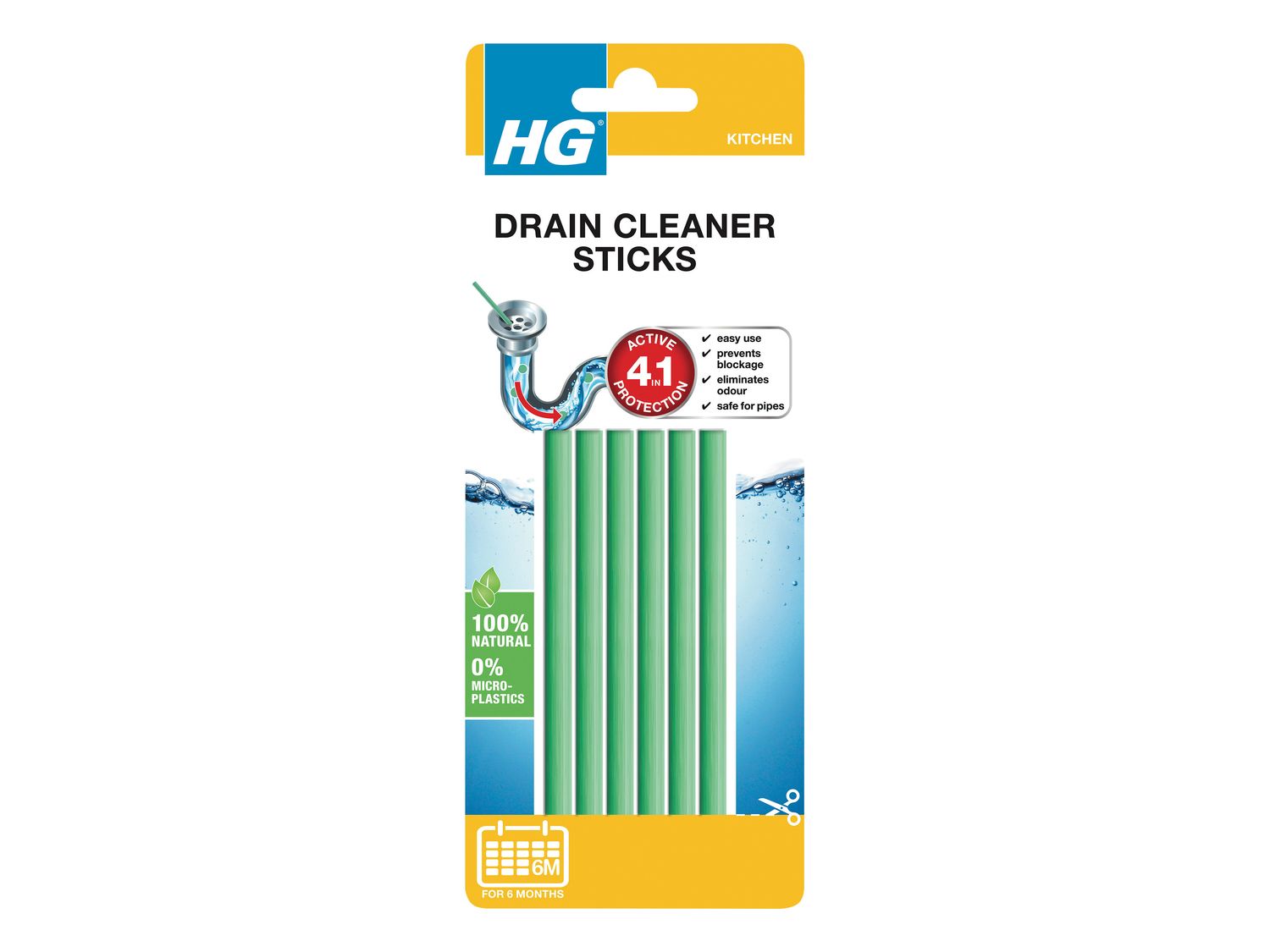 HG H/G434000106 Drain Cleaner Sticks