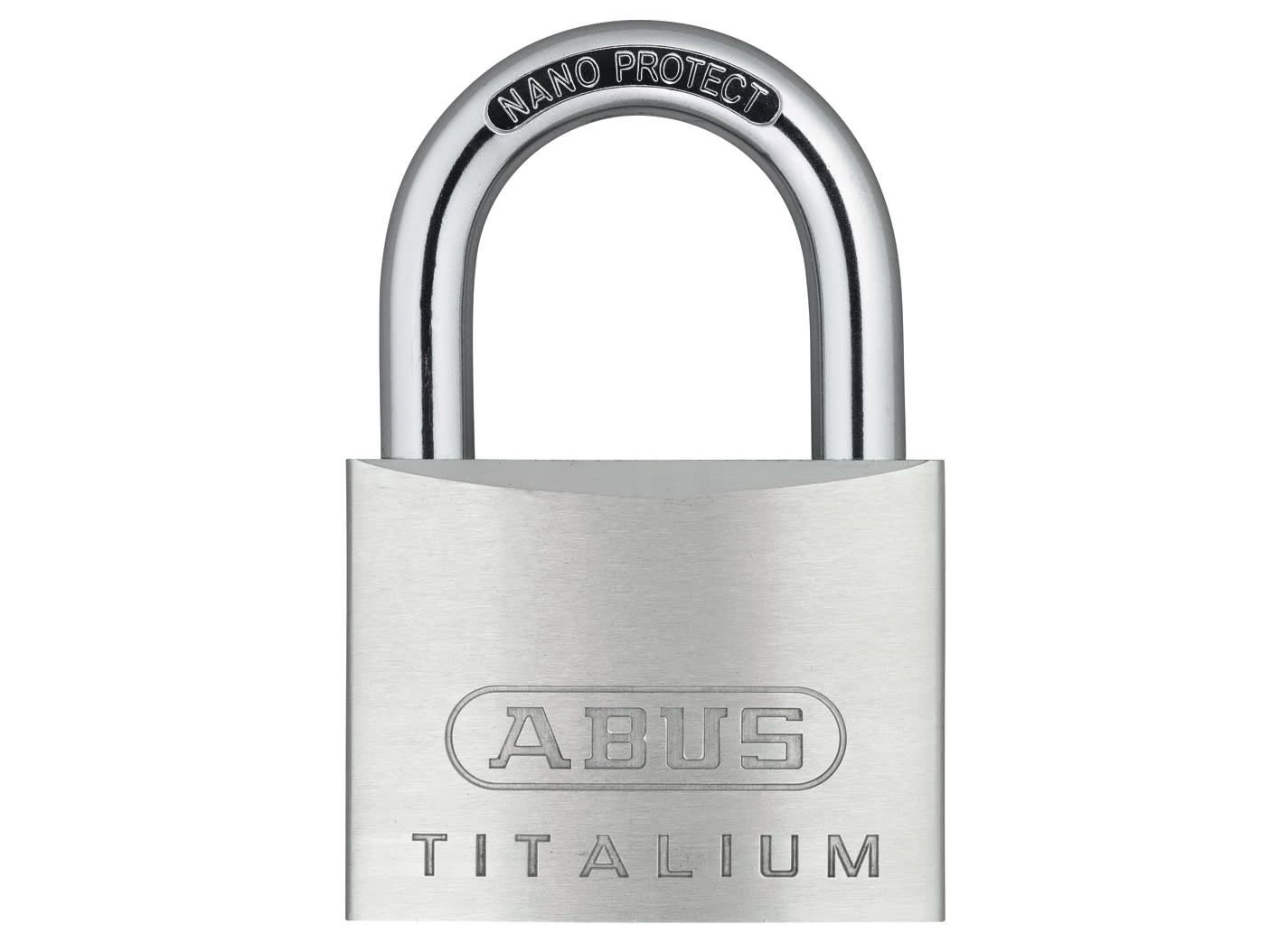 ABUS Mechanical ABU64TI60C 64TI/60mm TITALIUM™ Padlock Carded
