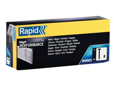 Rapid RPD850 No.8 Brad Nails 18Ga 50mm (Box 5000)
