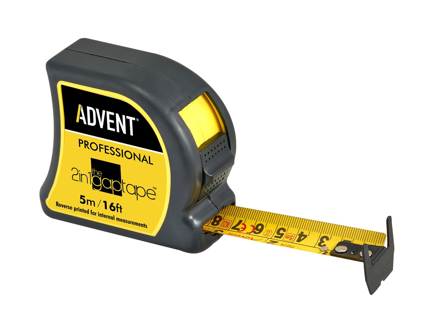 Advent ADVAGT5025 2-In-1 Double Sided Gap Pocket Tape 5m/16ft (Width 25mm)