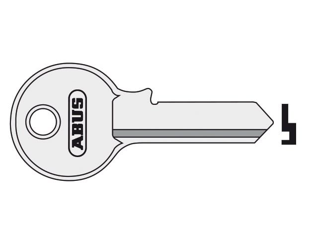 ABUS Mechanical ABUKB02884 55/50 50mm Key Blank