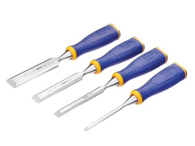 IRWIN Marples MARS500S4 MS500 ProTouch™ All-Purpose Chisel Set, 4 Piece